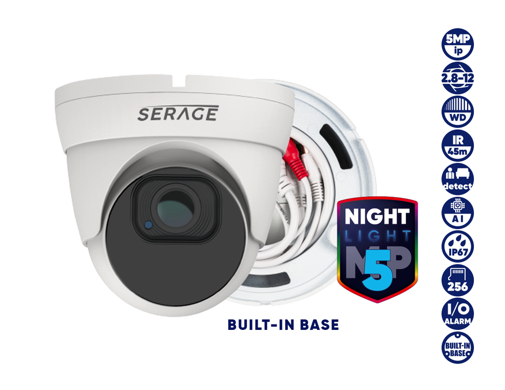 SERAGE 5MP 2.8-12mm Motorised Dome Camera