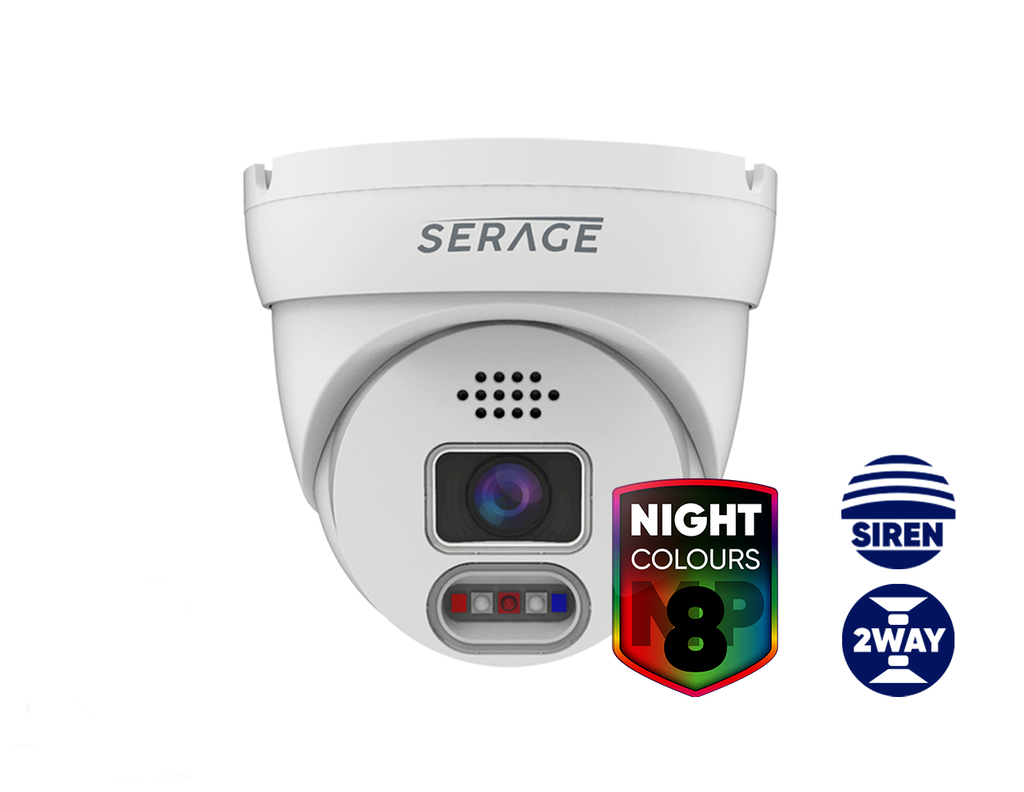 SERAGE 8 MP IP 2.8mm Fixed Lens Dome Camera