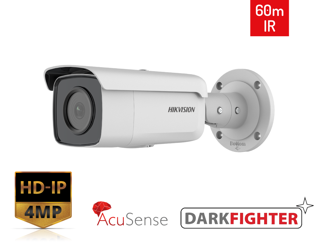 Hikvision AcuSense 4MP IR Fixed Bullet Network Camera