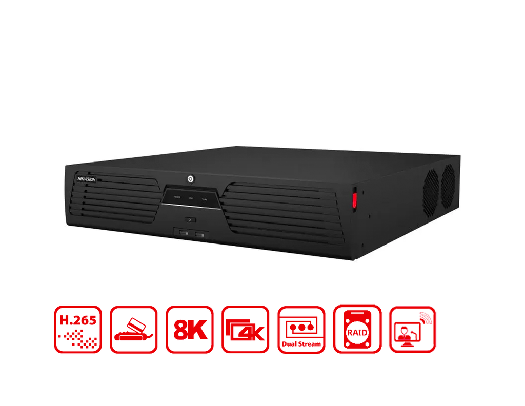 DS-9664NI-M8 - Hikvision 64-ch 2U 4K NVR