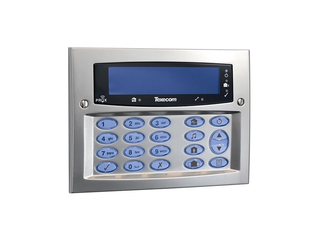 DBD-0129 - Texecom Premier Elite Keypad Satin Chrome