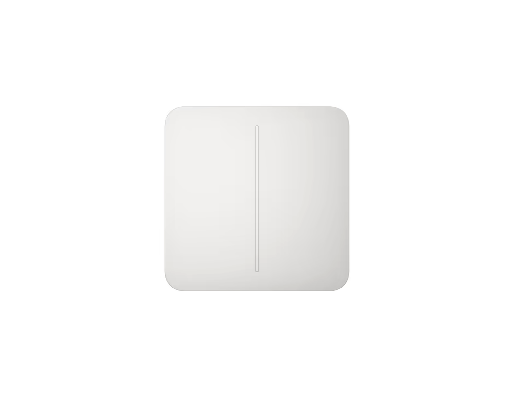 AJLC45120/2GW - AJAX SoloButton For LightSwitch(2 Gang) (White)