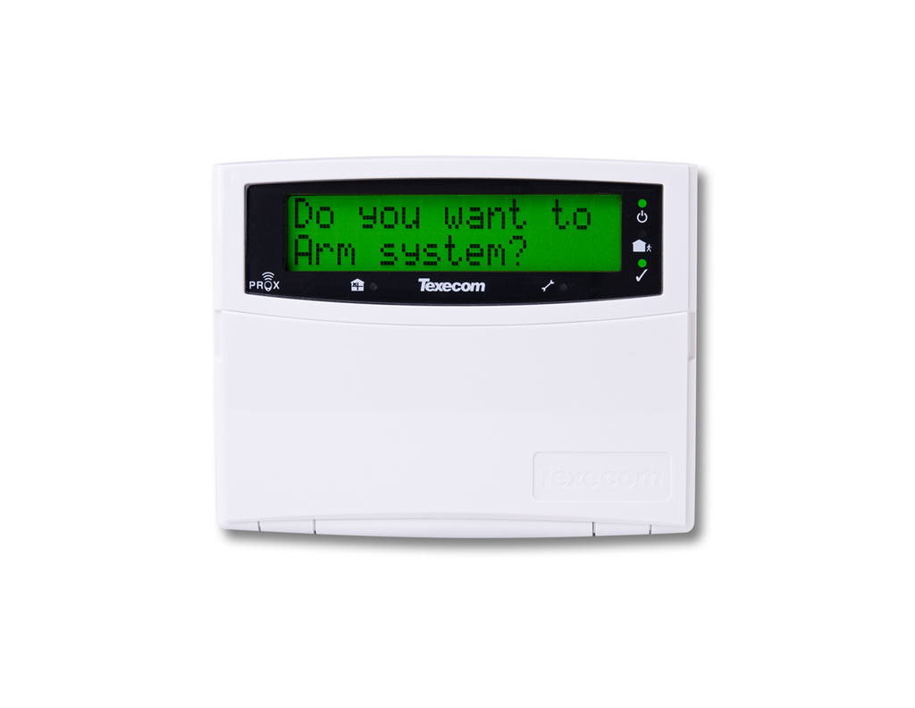 DBD-0002 - Premier Series Keypad Surface White With PROX (LCDLP)