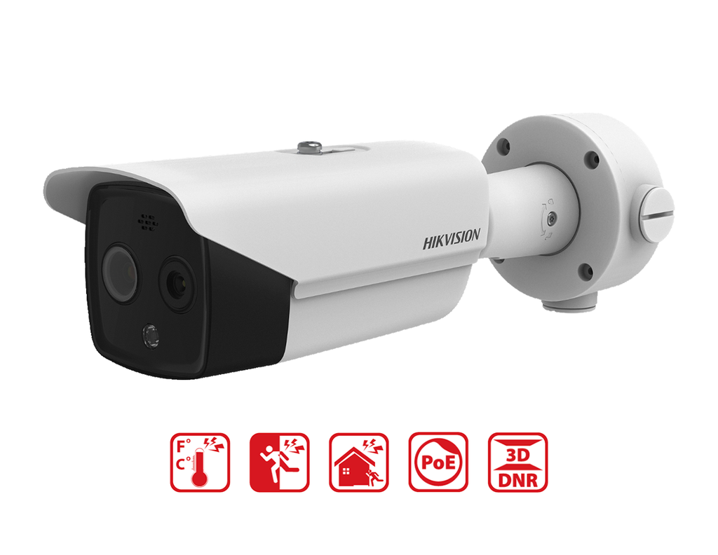 DS-2TD2617-3/QA - Hikvision Thermal & Optical Bi-Spectrum IP Bullet, 3.1mm