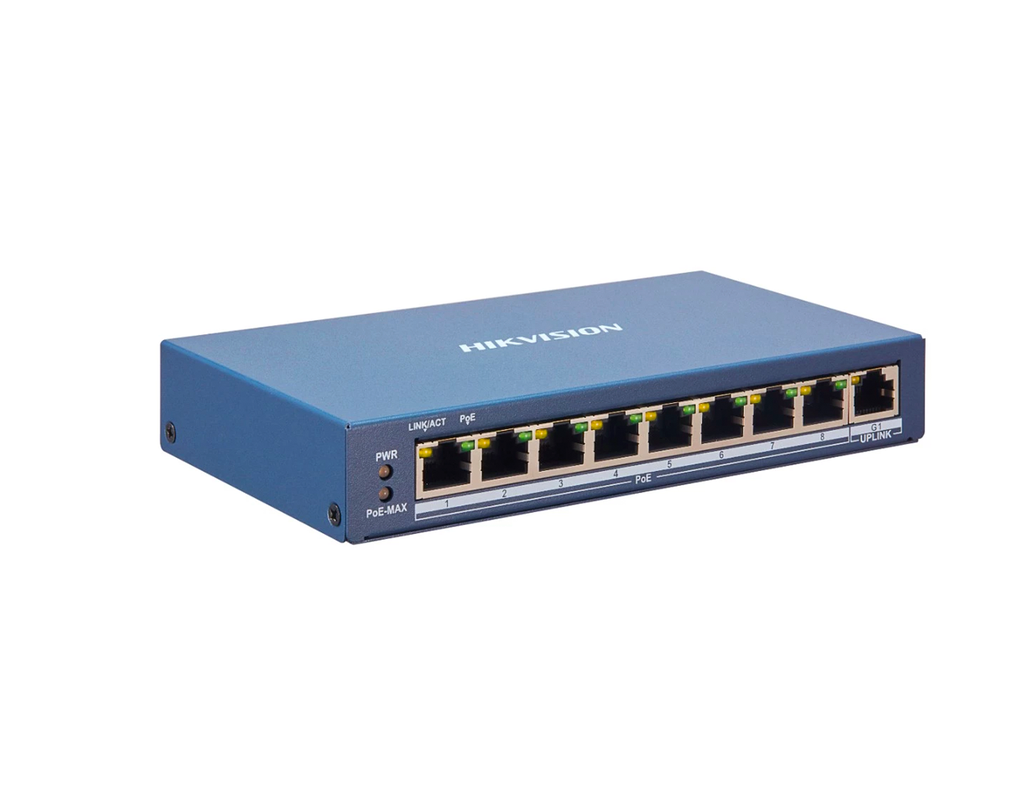 DS-3E1309P-EI - Hikvision 8 Port Fast Ethernet Smart POE Switch