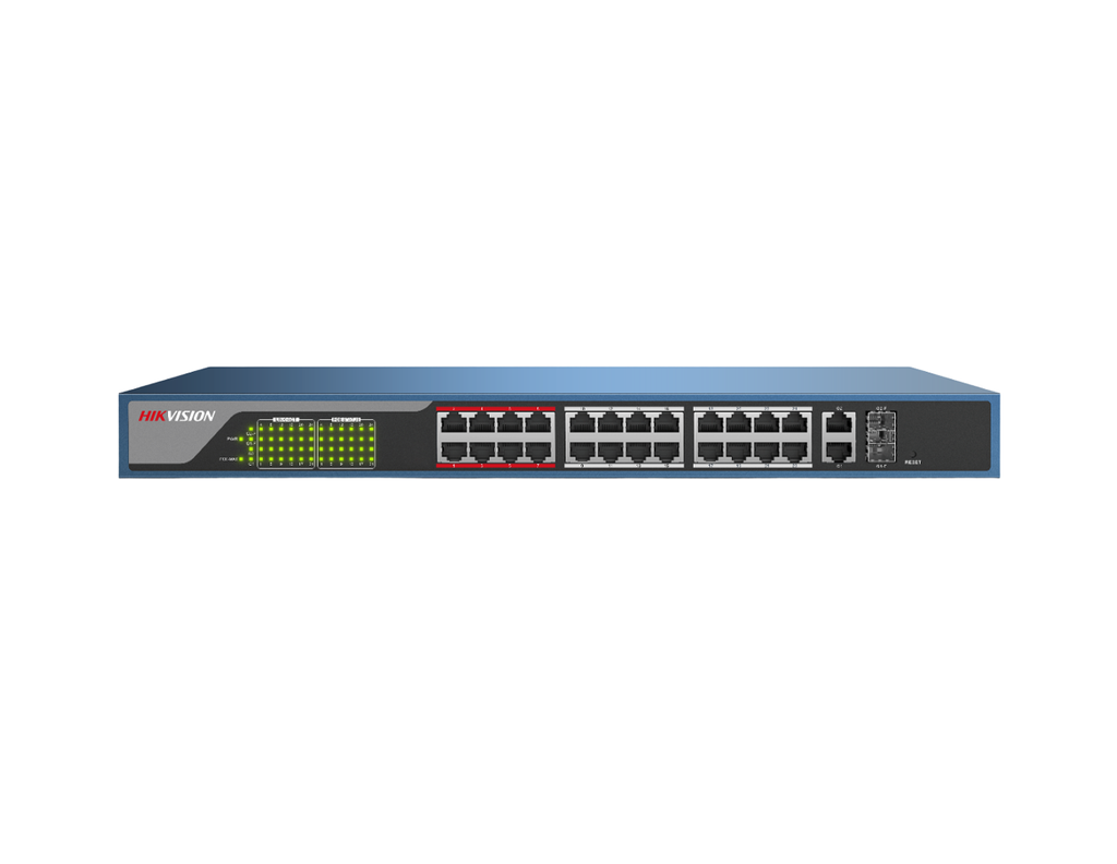 DS-3E1326P-EI -  24 Port Fast Ethernet Smart POE Switch