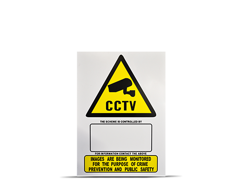 GTWSA4 - Portrait A4 CCTV Warning Sign