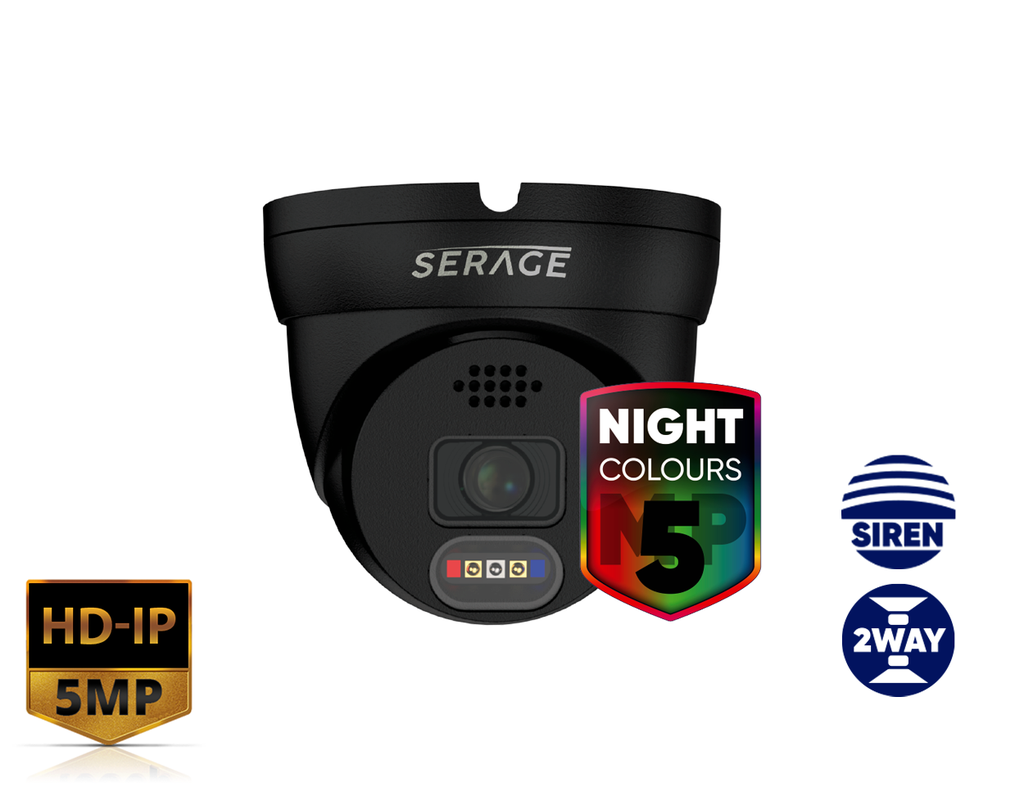 SRDNC5FSAIB - SERAGE 5 MP IP 2.8mm Fixed Lens Dome Camera
