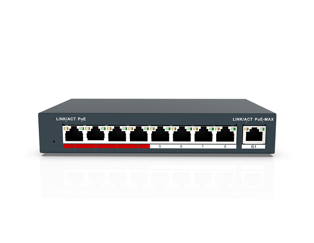 SRPOE8S - 8 CHANNEL SMART POE SWITCH