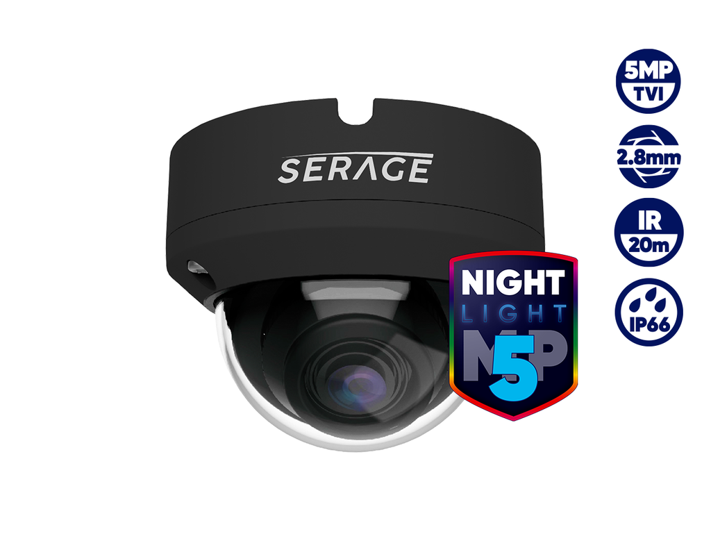 SRVDT5FB - SERAGE 5MP Fixed Lens TVI 2.8mm