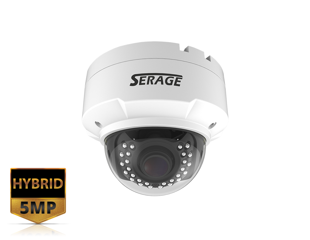 SRVDT5VFW - SERAGE 5MP TVI Vari-Focal Dome Camera