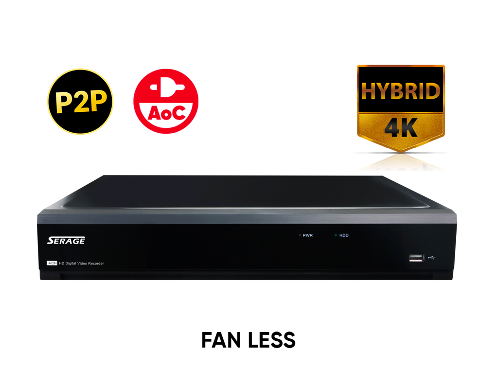 SR5004D - SERAGE 4 CH, 5 in 1 Hybrid HD DVR