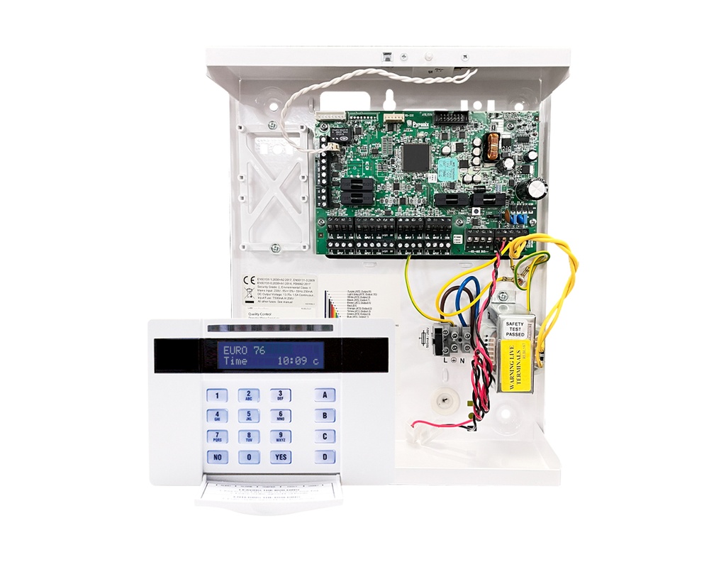 PY-EURO76/L-UK - EURO 76 Large Hybrid, IP ready control panel with keypad