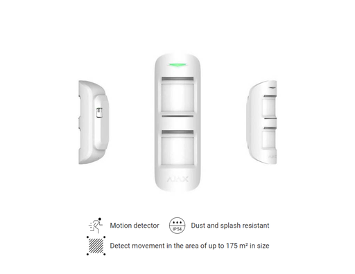 [AJOUT22959W] AJOUT22959W - White Motion Protect Outdoor Sensor