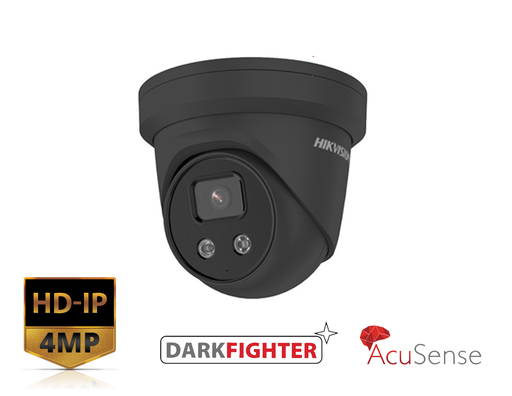 DS-2CD2346G2-IU/B (2.8mm) - AcuSense 4 MP IR Fixed Turret Network Camera