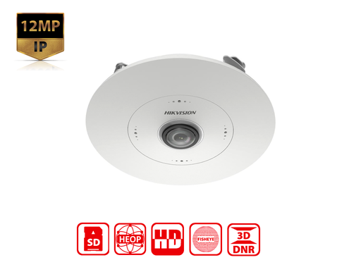 DS-2CD63C5G1-S/RC(1.29MM) -  Hikvision 12 MP DeepinView Fisheye Network Camera