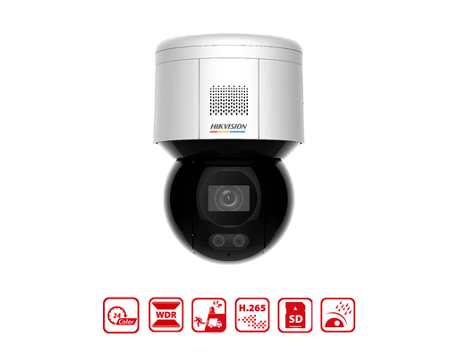 DS-2DE3A400BW-DE(T5) - 3-inch 4 MP ColorVu Mini PT Dome Network Camera