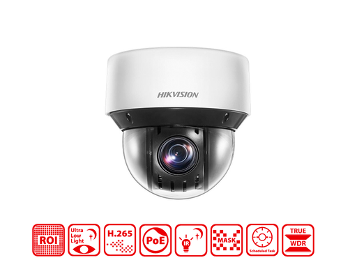DS-2DE4A425IWG-E - Hikvision 4-inch 4 MP 25X Powered by DarkFighter IR Network Speed Dome
