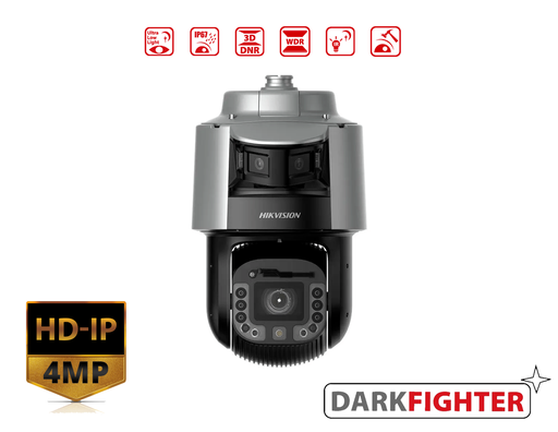 DS-2SF8C442MXS-DLW(24F0)(P3) - TandemVu 8-inch Panoramic 4 MP 42X DarkFighter Network Speed Dome