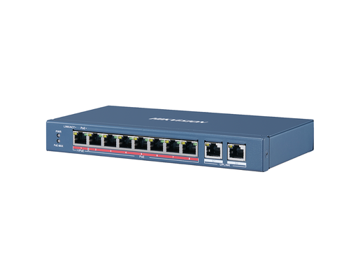 DS-3E0310HP-E - 8 Port Fast Ethernet Unmanaged POE Switch