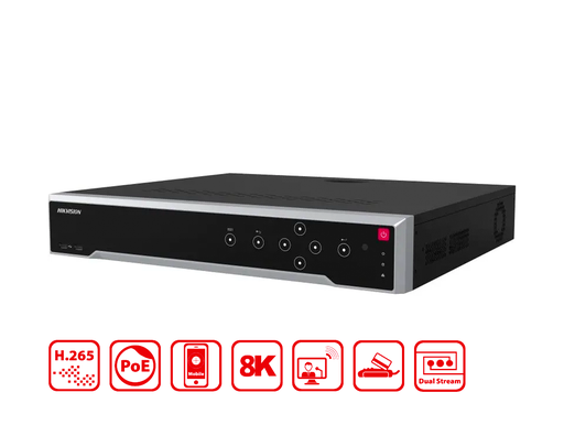 [DS-7716NI-M4/16P] DS-7716NI-M4/16P - Hikvision 16-ch 1.5U 16 PoE 8K NVR