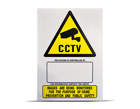 [GTWSA3] GTWSA3 - Portrait A3 CCTV Warning Sign