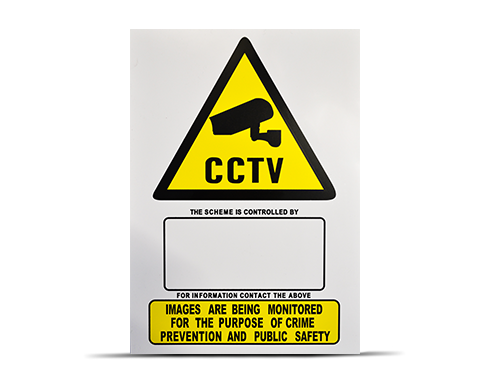 GTWSA3 - Portrait A3 CCTV Warning Sign