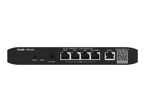 [RG-EG105G-P V2] RG-EG105G-P V2 - Rujie Reyee Cloud Managed PoE Router