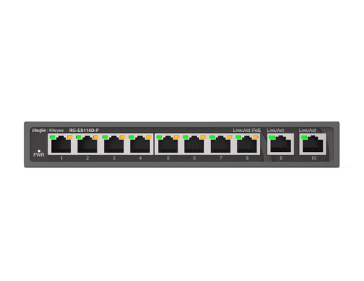 [RG-ES110D-P] RG-ES110D-P - Ruijie 8-port 10/100Mbps Desktop Unmanaged Switch