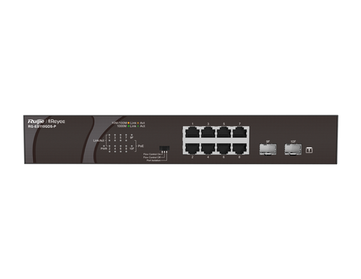 [RG-ES110GDS-P] RG-ES110GDS-P - Ruijie 10-port 10/100/1000Mbps Unmanaged PoE Switch