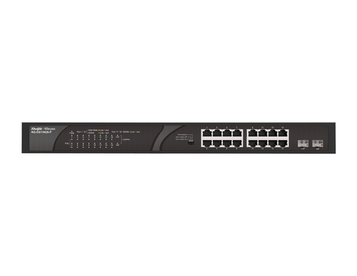 [RG-ES118GS-P] RG-ES118GS-P - Rujie 18-port 10/100/1000Mbps Unmanaged PoE Switch