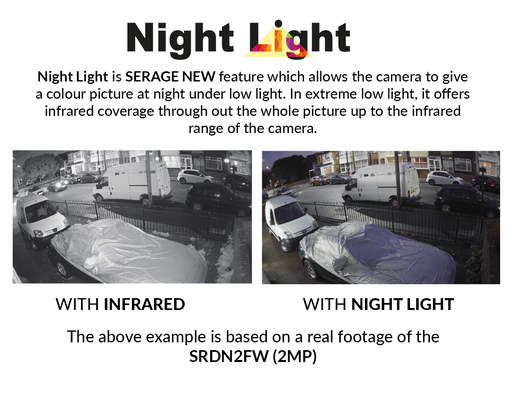 SRBN5FW - SERAGE 5 MP IP 3.6mm Fixed Lens Bullet Camera