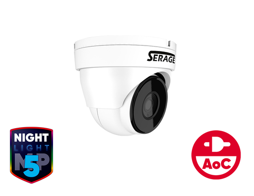 SRDT5FW - SERAGE 5MP TVI 2.8mm Fixed Lens Dome Camera