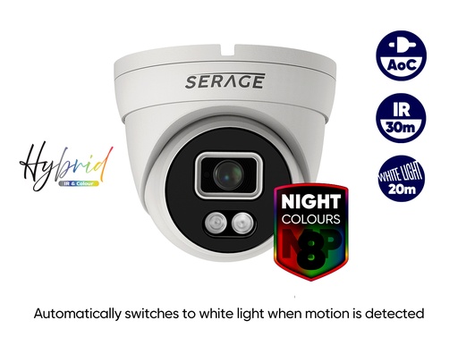 SERAGE 8MP Full Colour Dome Camera